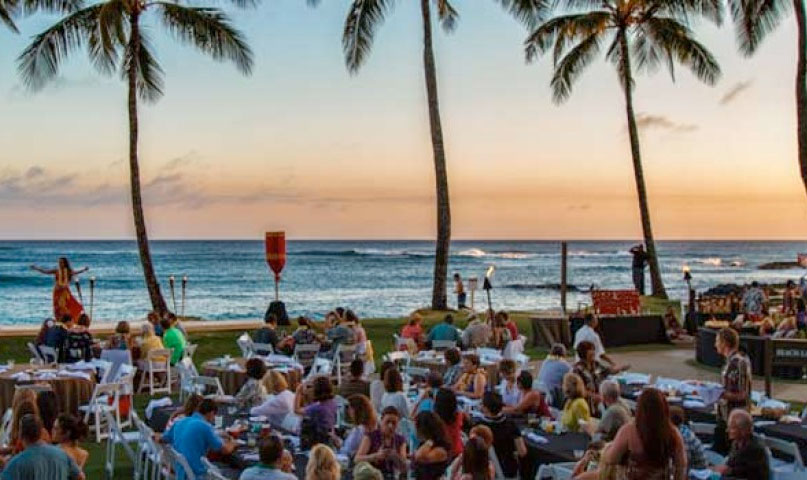 Aulii Luau Kauai  Poipu Beach