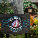 Keoki's Paradise sign