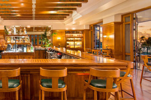Stevenson's Library bar in the Grand Hyatt Kauai