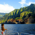 Overlooking the Na Pali Cliffs
