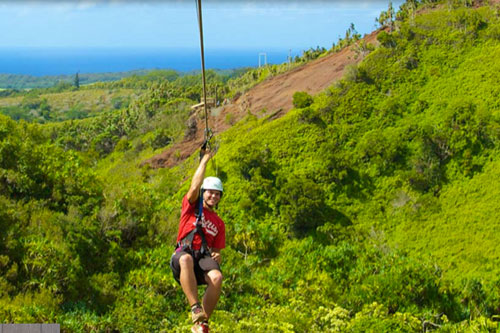 Ziplining Kauai with Skyline EcoAdventures