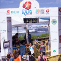 The Kauai marathon finish line!