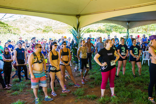 Participants in the Ultimate Hawaiian Trail Run