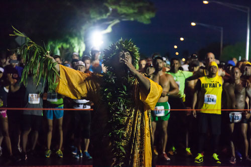 Kauai Marathon opening ceremony