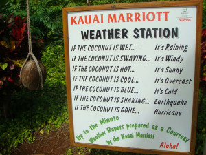 Kauai weather report