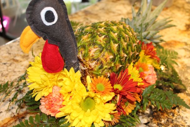 Pineapple turkey for Thanksgiving