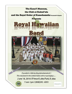 Royal Hawaiian Band 2016 Flyer 2