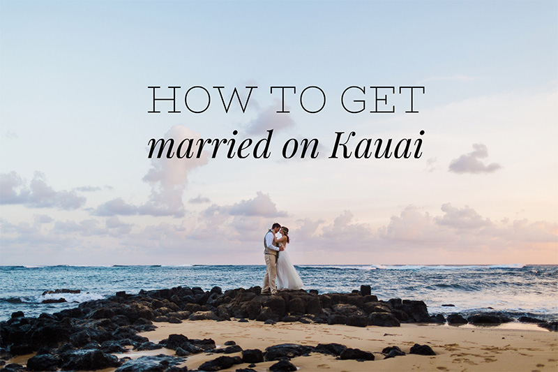 Kauai beach wedding in Poipu